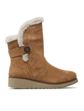 Skechers Skechers Členková obuv Cozy Peak 49811/TAN Hnedá