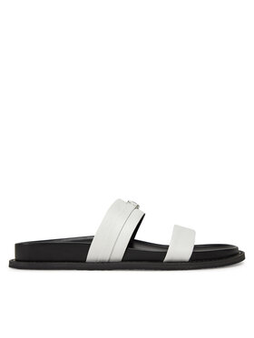 MICHAEL Michael Kors MICHAEL Michael Kors Şlapi Mandy Flat Sandal 40S5MAFS2L Alb