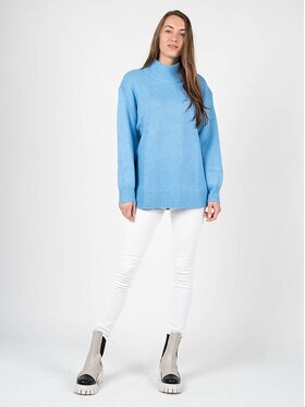 Silvian Heach Silvian Heach Sweter PGA22001MA Niebieski Oversize