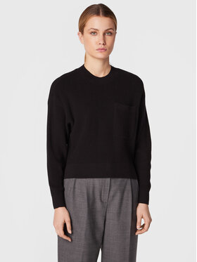 Moss Copenhagen Moss Copenhagen Sveter Darose Jilli 16898 Čierna Boxy Fit