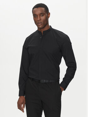 HUGO HUGO Koszula Kaleb 50539772 Czarny Slim Fit