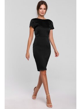 Makover Makover Sukienka wieczorowa K041 Czarny Girl Fit