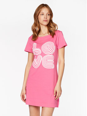 LOVE MOSCHINO LOVE MOSCHINO Vsakodnevna obleka W592923M 3876 Roza Regular Fit