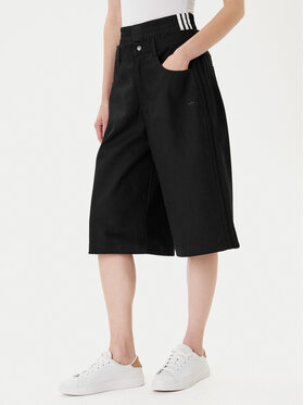 adidas adidas Дънкови шорти Firebird Utility JX7592 Черен Regular Fit