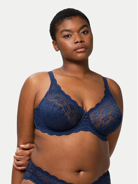 Triumph Triumph Reggiseno con ferretto Amourette 300 10166797 Blu scuro