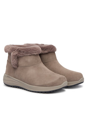 Skechers Skechers Čizme za snijeg Waterproof Relaxed Fit: On-The-GO Stellar - Cozy Step 144745/DKTP Tamno smeđa