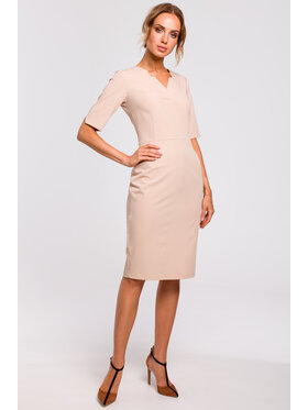 Made of Emotion Made of Emotion Abito da cocktail M455 Beige Classic Fit