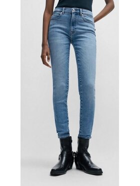 HUGO Hugo Kalhoty z materiálu 932 Modrá Slim Fit