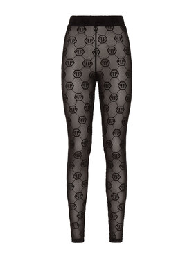 PHILIPP PLEIN PHILIPP PLEIN Legginsy 20297 Czarny Skin Tight Fit