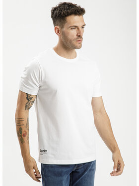 Cross Jeans Cross Jeans T-Shirt 16013-008 Biały Regular Fit