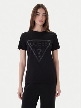 Guess Guess T-Shirt V2YI07 K8HM0 Černá Regular Fit