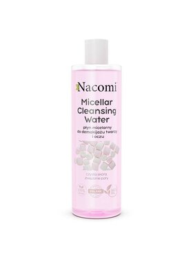 Nacomi Nacomi Micellar Cleansing Water płyn micelarny do demakijażu twarzy i oczu zwężający pory 400ml Zestaw kosmetyków