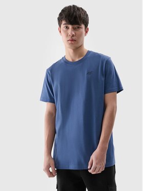 4F 4F T-Shirt 4FWMM00TTSHM2256-32S Modrá Regular Fit