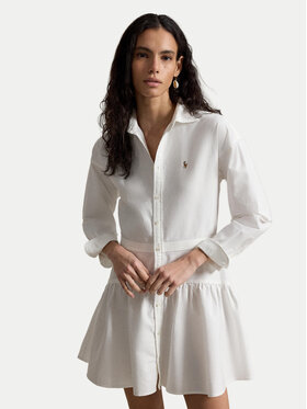 Polo Ralph Lauren Polo Ralph Lauren Vestito chemisier 211B22755002 Bianco Regular Fit