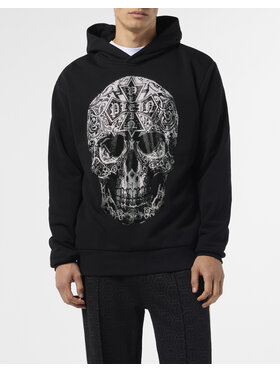 PHILIPP PLEIN PHILIPP PLEIN Mikina 25949 Černá Regular Fit