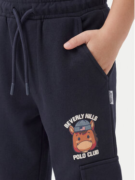 Beverly Hills Polo Club Beverly Hills Polo Club Sportinės kelnės P-SS26B-TF0136 Tamsiai mėlyna Regular Fit