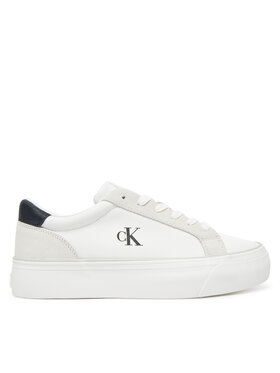 Calvin Klein Jeans Calvin Klein Jeans Kedai Vulc Flatform Mg Nylon Mix YW0YW01896 Balta