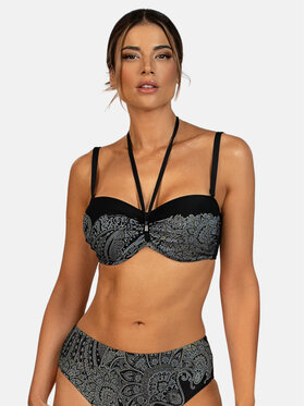 Feba Feba Bikini pezzo sopra FG13 Nero