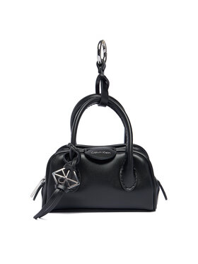 Calvin Klein Calvin Klein Kutija za ključeve Emblem Trio Mini Bag Charm LV04F1315G Crna