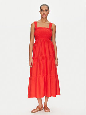 Seafolly Seafolly Sommerkleid Faithful 55452-DR Orange Regular Fit