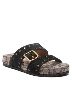 Coach Coach Klapki Ally Suede CA460 Czarny