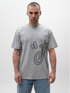 Jigga Wear Jigga Wear T-Shirt 128906 Szary Oversize