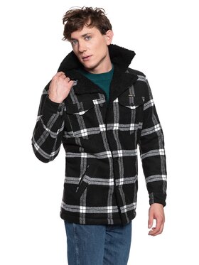 Wrangler Wrangler Kurtka zimowa WRANGE COAT Czarny Regular Fit