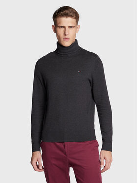 Tommy Hilfiger Tommy Hilfiger Rolák Pima MW0MW28048 Šedá Regular Fit