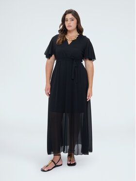 Fiorella Rubino Fiorella Rubino Abito da sera 7009T001849N033 Nero A-Line Fit