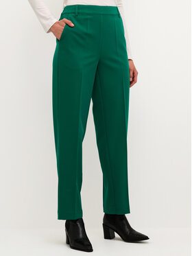 Kaffe Kaffe Riidest püksid Sakura 10506858 Roheline Relaxed Fit