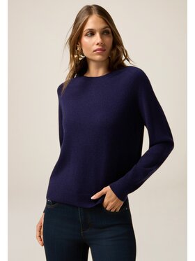 Oltre Oltre Maglione M369E001933N034 Blu Regular Fit