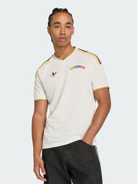 adidas adidas Koszulka techniczna 165849 Biały Slim Fit