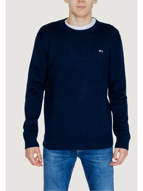 Tommy Jeans Tommy Jeans Sweter TJM ESSENTIAL Niebieski To Fit