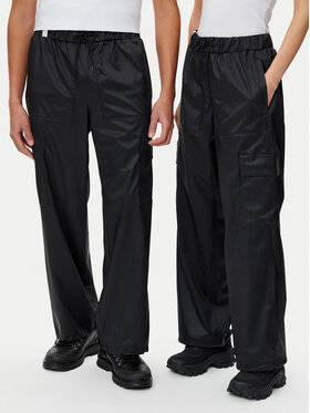 Rains Rains Αδιάβροχο παντελόνι Unisex 18990 Μαύρο Wide Leg