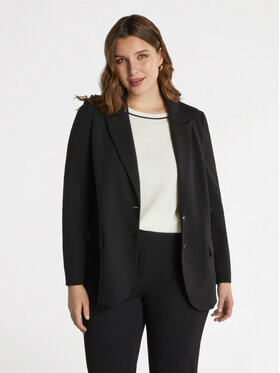 Fiorella Rubino Fiorella Rubino Kurtka outdoor Q496T000173N033 Czarny A-Line Fit