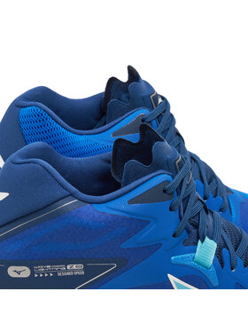 Mizuno Čevlji Za športe V Zaprtih Prostorih Wave Lightining Z8 Mid V1GA2405 Modra