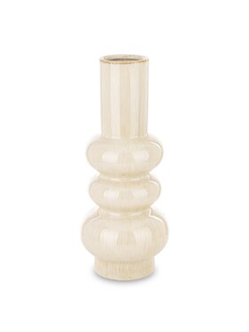 MIAhome MIAhome Wazon ceramiczny 38x16x16 cm MEZANIO - III Biały