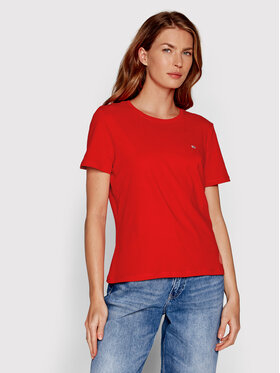 Tommy Jeans Tommy Jeans T-krekls DW0DW14616 Sarkans Regular Fit