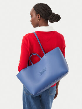 Tommy Jeans Tommy Jeans Geantă Tjw Must Tote AW0AW19051 Albastru deschis