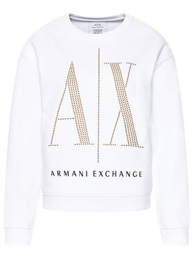 Armani Exchange Jopa 8NYM01 YJ68Z 1000 Bela Regular Fit