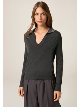 Oltre Oltre Cardigan M291J005025N023 Grigio Slim Fit