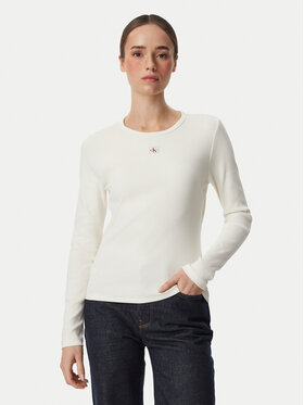 Calvin Klein Jeans Calvin Klein Jeans Blúzka LV047H259G Krémová Regular Fit