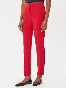 HUGO HUGO Текстилни панталони Hagonia-1 50539991 Червен Slim Fit
