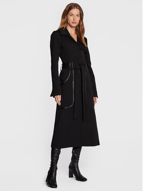 Victoria Victoria Beckham Victoria Victoria Beckham Vuneni kaput 1322WCT003765A Crna Regular Fit