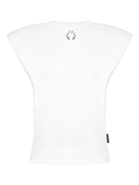 PHILIPP PLEIN PHILIPP PLEIN Tank top 9537 Biały Skin Tight Fit