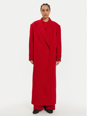 Herskind Herskind Vlněný kabát Drew 5381158 Červená Regular Fit