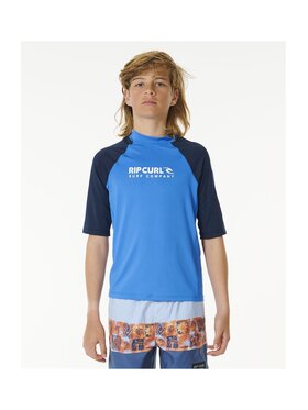 Rip Curl Rip Curl Koszulka do pływania Shock Upf S/S-Boy Niebieski