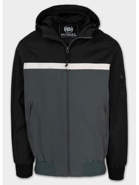 PITBULL PITBULL Kurtka przejściowa Kurtka przejściowa męska z kapturem 2 Color Longwood XL Szary Regular Fit