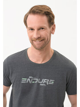 Volcano Volcano T-Shirt T-ENDE Szary Regular Fit