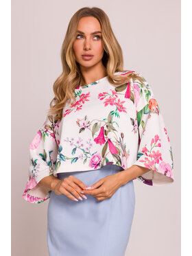 Made of Emotion Made of Emotion Bluza M844 Kolorowy Baggy Fit